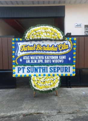 Papan Bunga Duka di Sei Tualang Raso